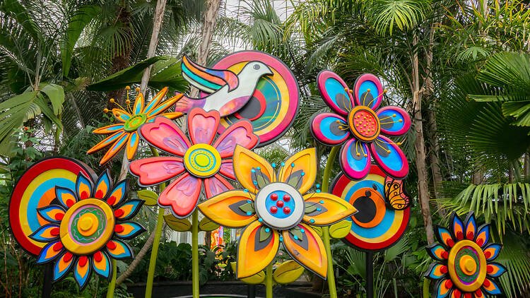 Flower Power – Im New York Botanical Garden gibt es den Sommer über eine  psychedelische Gartenparty