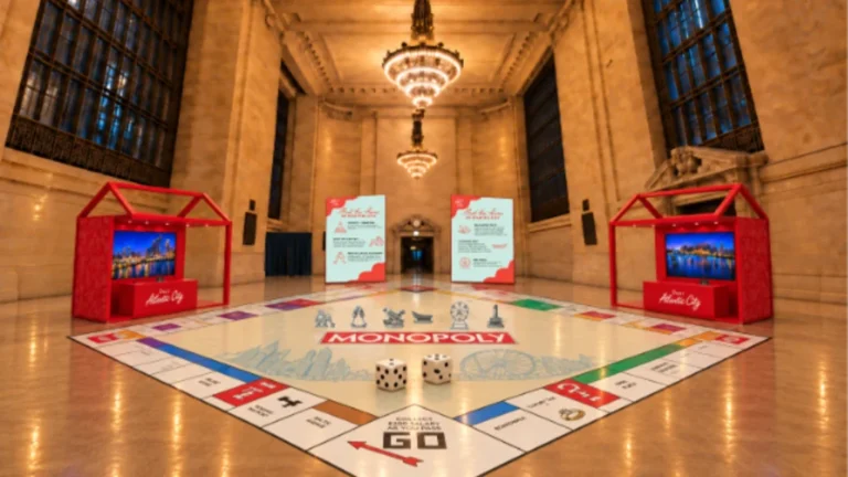 Nächsten Monat können Sie im Grand Central Terminal auf einer riesigen Monopoly-Brett spielen